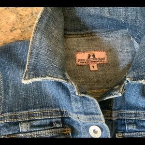 Juicy Couture Girls Blue Denim Jacket (size 7)
